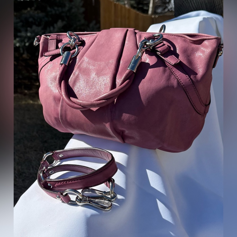 Coach Madison Sophia with Sparkle Leather Pink/Mauve 2012 22563